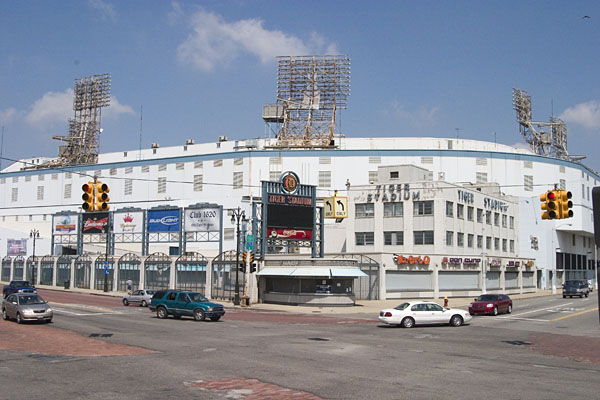 Old Tiger Stadium And Old Train Statin Images